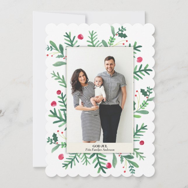 Akvarellmålning | Deus Jul (Frente)