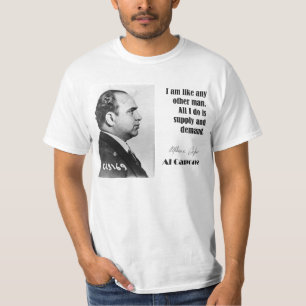Al Capone no negócio - camisa do gângster