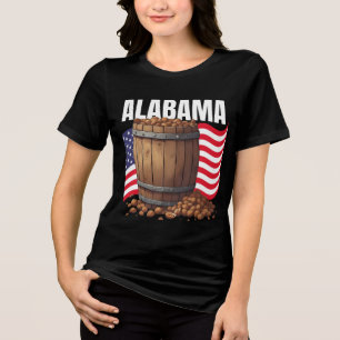 Alabama Bella+Canvas Feminino Escuro
