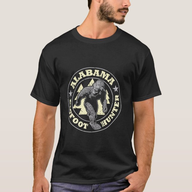Alabama Bigfoot Hunter acredita em camisa do Orgul (Frente)