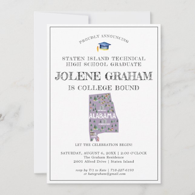 Alabama | Festa de formatura Colégio (Frente)