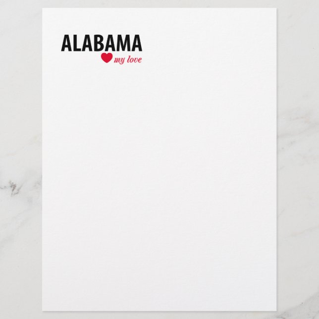 Alabama, meu amor (Frente)