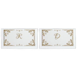 "Alabaster" Art Nouveau Monograma