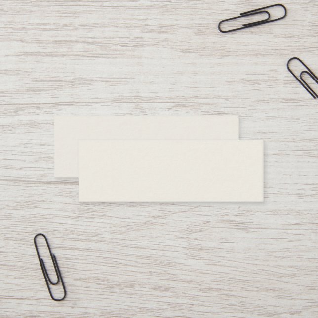 Alabaster Mini Cartão de visita (Frente/Verso In Situ)