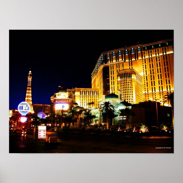 Aladdin Las Vegas Poster (Frente)