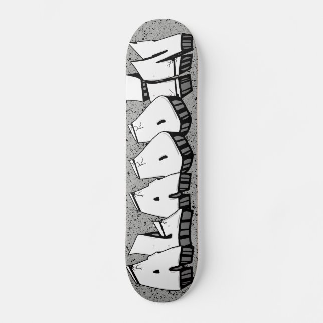ALADDIN NOME DO GRAFITE SKATEBOARD PERSONALIZADO S (Frente)