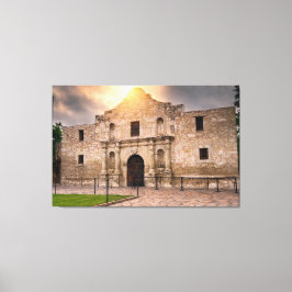 Álamo sob a Ascensão Sun Canvas Art