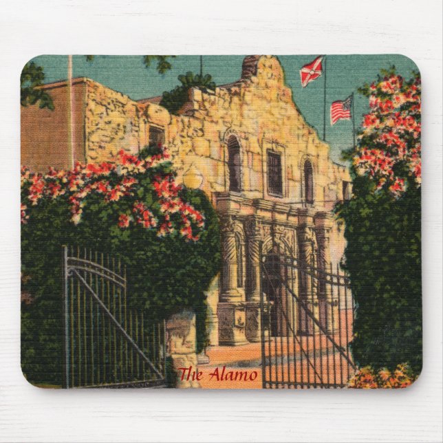 Alamo Vintage Texas Mousepad (Frente)