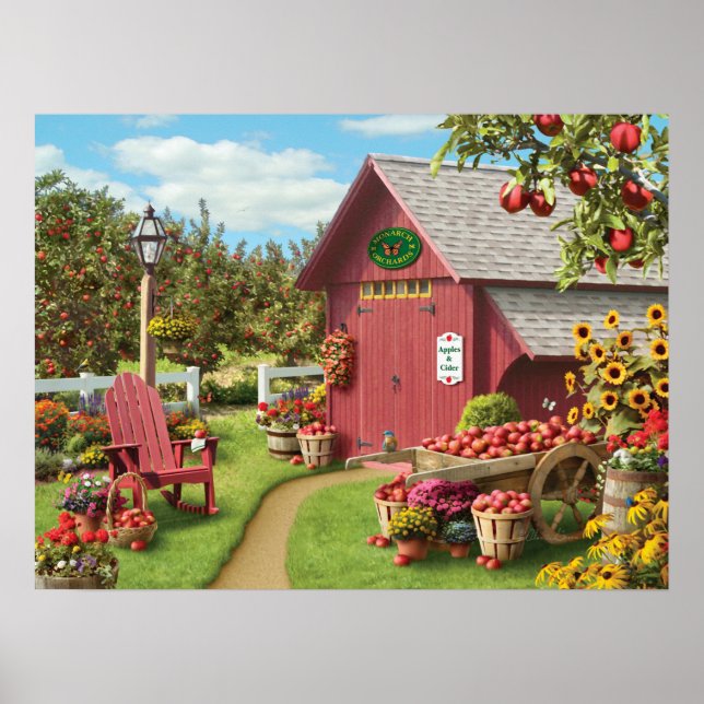 Alan Giana "Apple Harvest" Poster (Frente)