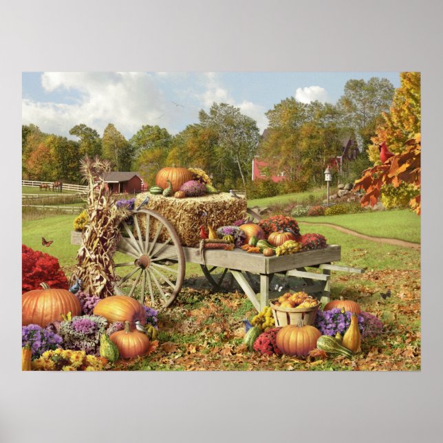 Alan Giana "Autumn Treasures" Poster (Frente)