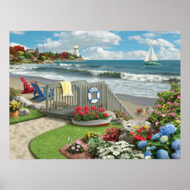 Alan Giana "Beach Days" Poster (Frente)