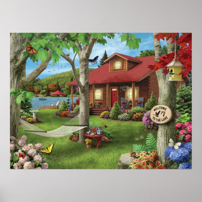 Alan Giana "Bem-vindo ao lago" Poster (Frente)