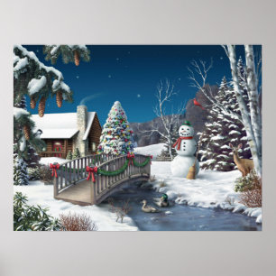 Alan Giana "In Winter's Home" Poster