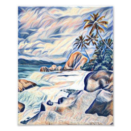 Alargamento da Foto em Praia da Ilha Tropical