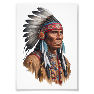 Alargamento de Fotografias - Americanos nativos