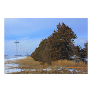 Alargamento de Fotografias na Paisagem do Kansas