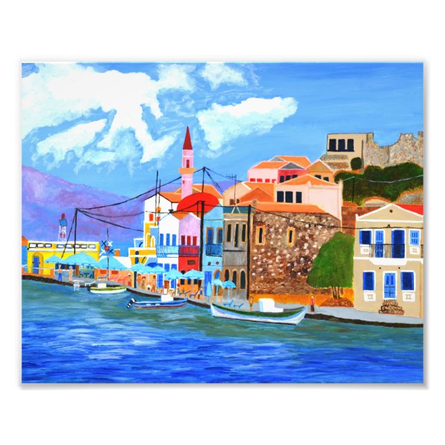 Alargamento de Fotos na Costa Grega (Frente)