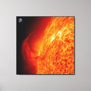 Alargamento solar Sun & canvas da foto da