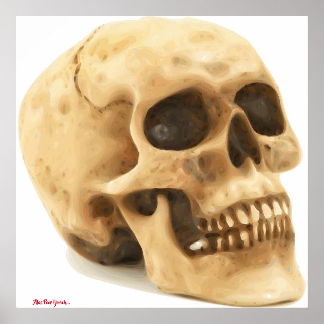 Alas Pobre Yorick Poster (Frente)