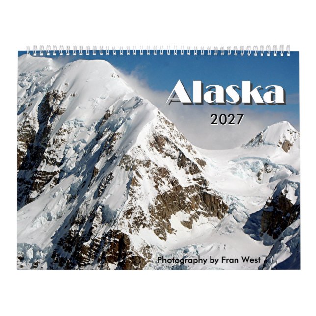 Alasca, EUA, Calendário 2027 (Capa)
