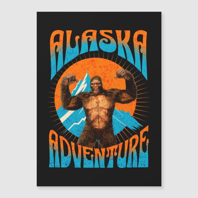 Alaska Adventure Funny Sasquatch (Frente)