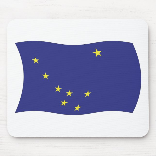 Alaska Bandeira Mousepad (Frente)