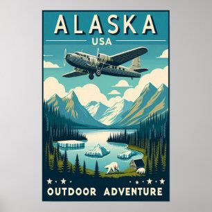 Alaska Outdoor Adventure Poster