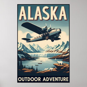 Alaska Outdoor Adventure Poster