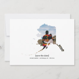 Alaska Salve o Cartão com fotos de Data