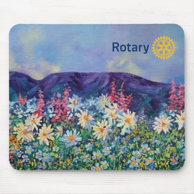 alaska senhora adormecida _rotary int l Mousepad (Frente)