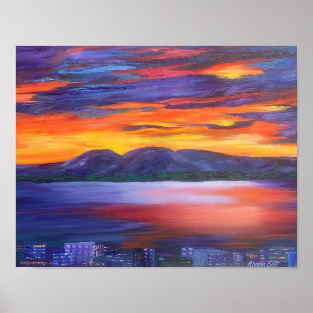 Alaska Sleeping Lady Matte Poster (Frente)