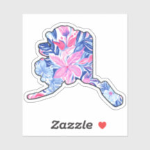 Alaska Summer - Inspirado Lilly - Adesivo de 3" x 