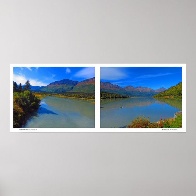 Alaskan Adventure Duo - Paisagem nº 2 Poster (Frente)
