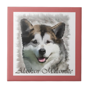 Alaskan Malamute Dog Art