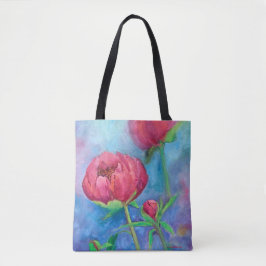 Alaskan Peonies Tote Bag