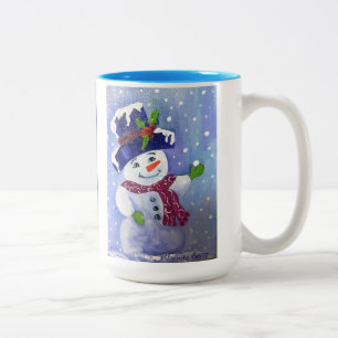 Alaskan Snowman - Uma caneca de café de 15 oz com