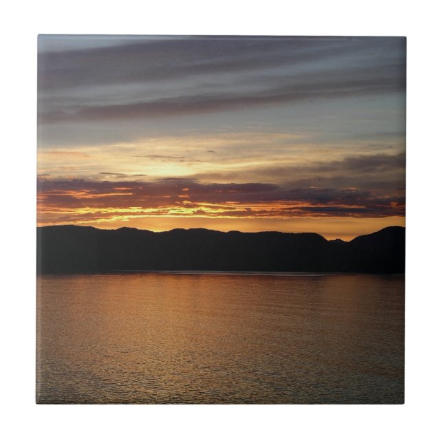 Alaskan Sunset II Belo Alasca Fotografia (Frente)