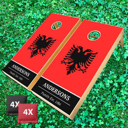 Albânia e Albanês Flag personalizados / diversão f