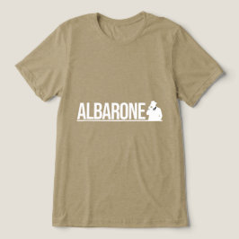 Albarone Gangster Silhouette Graphic - White