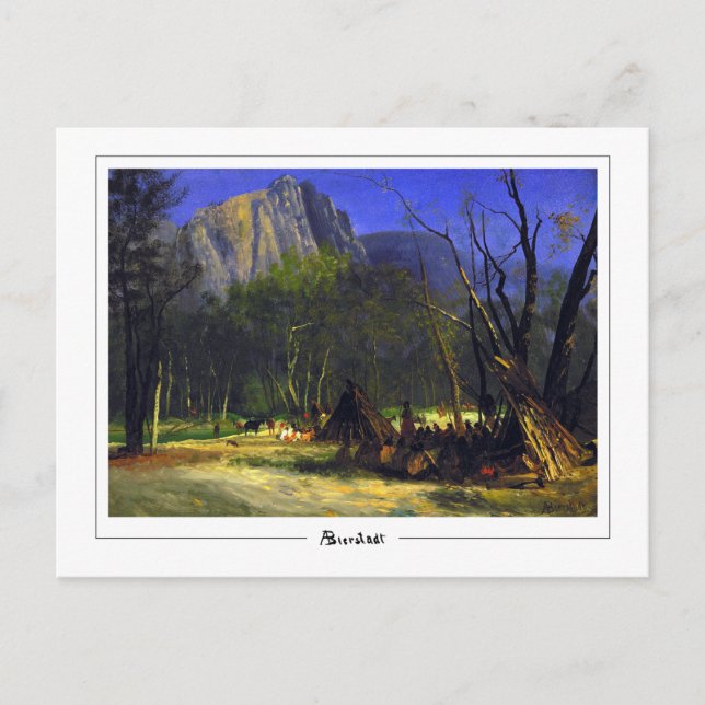 Albert Bierstadt #206 - Cartão postal de arte fina (Frente)