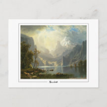 Albert Bierstadt #298 - Cartão Postal de Arte Fina