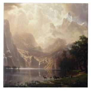 Albert Bierstadt - Entre Sierra Nevada