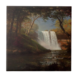 Albert Bierstadt Painting Forest Waterfall Destina