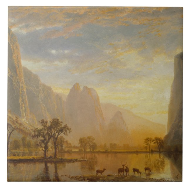 Albert Bierstadt - Vale do Yosemite (Frente)