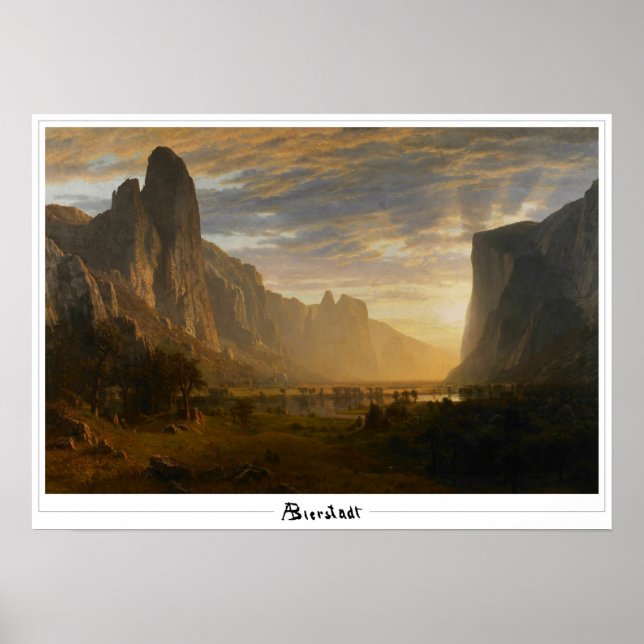 Albert Bierstadt Zedign Art Poster nº 121 (Frente)