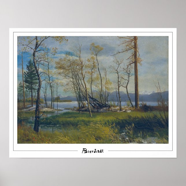 Albert Bierstadt Zedign Art Poster nº 15 (Frente)