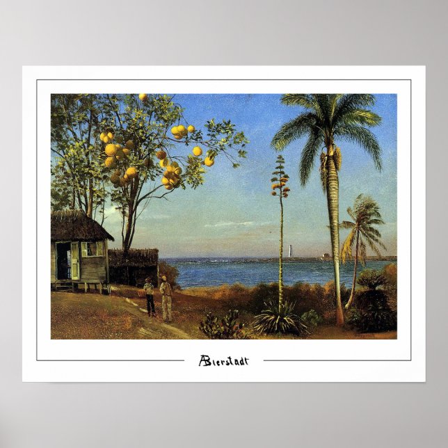 Albert Bierstadt Zedign Art Poster nº 196 (Frente)