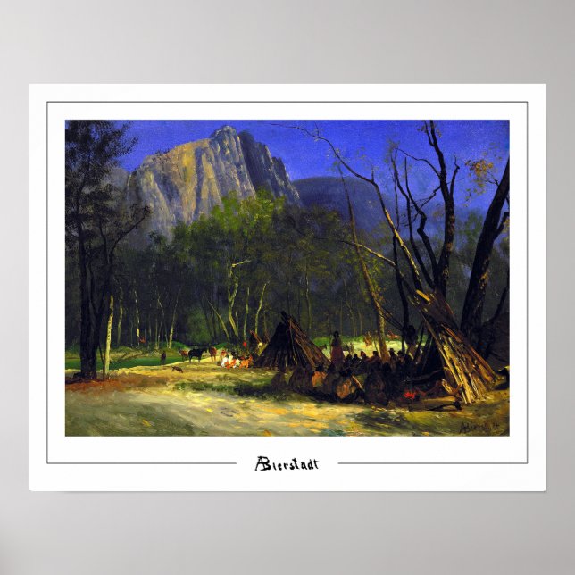 Albert Bierstadt Zedign Art Poster nº 206 (Frente)