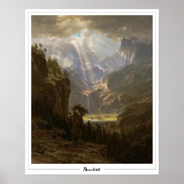 Albert Bierstadt Zedign Art Poster nº 52 (Frente)