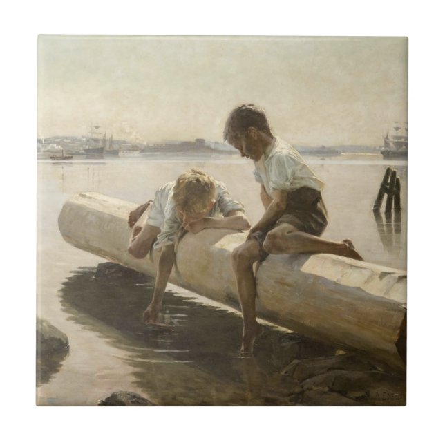 Albert Edelsense - Dois meninos em um registro (Frente)